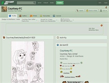 Tablet Screenshot of courtney-fc.deviantart.com