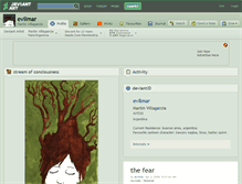 Tablet Screenshot of evilmar.deviantart.com