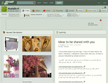 Tablet Screenshot of mustafa-h.deviantart.com