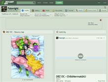 Tablet Screenshot of fatenight.deviantart.com