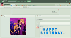Desktop Screenshot of julichka89.deviantart.com