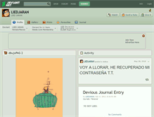 Tablet Screenshot of liedjaran.deviantart.com