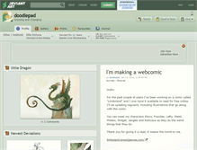 Tablet Screenshot of doodlepad.deviantart.com