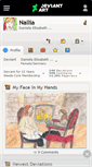 Mobile Screenshot of nallia.deviantart.com