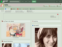 Tablet Screenshot of nallia.deviantart.com