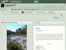 Tablet Screenshot of cuppycake5075.deviantart.com