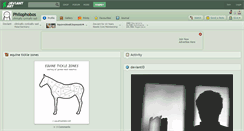 Desktop Screenshot of philophobos.deviantart.com