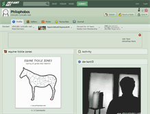 Tablet Screenshot of philophobos.deviantart.com