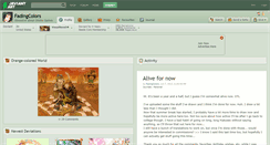 Desktop Screenshot of fadingcolors.deviantart.com