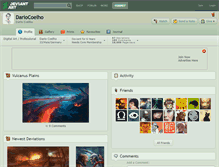 Tablet Screenshot of dariocoelho.deviantart.com