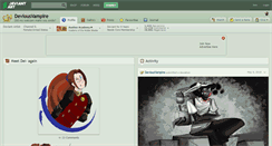 Desktop Screenshot of deviousvampire.deviantart.com