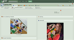 Desktop Screenshot of cosmos-chan.deviantart.com