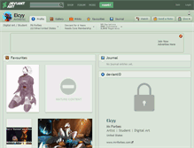 Tablet Screenshot of elcyy.deviantart.com