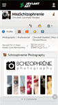 Mobile Screenshot of missschizophrenie.deviantart.com