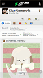 Mobile Screenshot of kiba-akamaru-fc.deviantart.com