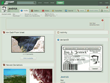 Tablet Screenshot of jextrick.deviantart.com
