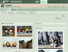 Tablet Screenshot of mrsabarai.deviantart.com