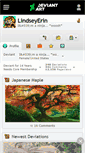 Mobile Screenshot of lindseyerin.deviantart.com