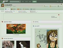 Tablet Screenshot of lindseyerin.deviantart.com