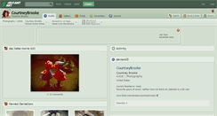 Desktop Screenshot of courtneybrooke.deviantart.com