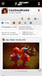 Mobile Screenshot of courtneybrooke.deviantart.com