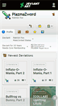 Mobile Screenshot of plazmazword.deviantart.com