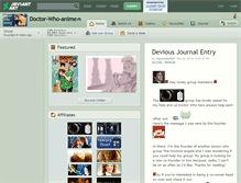 Tablet Screenshot of doctor-who-anime.deviantart.com