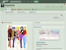 Tablet Screenshot of dustyandcindy.deviantart.com