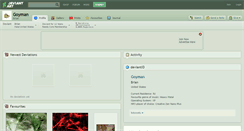Desktop Screenshot of goyman.deviantart.com