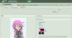 Desktop Screenshot of komekochan.deviantart.com