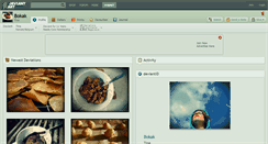 Desktop Screenshot of bokak.deviantart.com