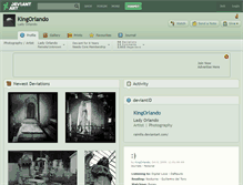 Tablet Screenshot of kingorlando.deviantart.com