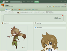 Tablet Screenshot of chiaky.deviantart.com