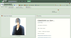 Desktop Screenshot of masquerade23.deviantart.com