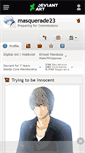 Mobile Screenshot of masquerade23.deviantart.com