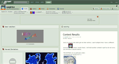 Desktop Screenshot of cargirl64.deviantart.com
