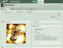 Tablet Screenshot of moonrequiem.deviantart.com