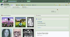 Desktop Screenshot of ev-group.deviantart.com