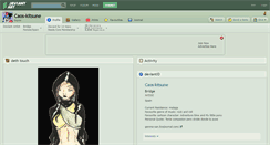 Desktop Screenshot of caos-kitsune.deviantart.com