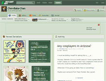 Tablet Screenshot of chewbaka-chan.deviantart.com