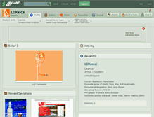 Tablet Screenshot of ldrascal.deviantart.com