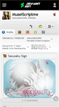 Mobile Screenshot of museiscriptme.deviantart.com