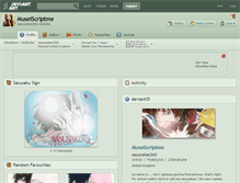 Tablet Screenshot of museiscriptme.deviantart.com