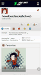 Mobile Screenshot of howdoesclaudeshotweb.deviantart.com