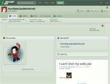 Tablet Screenshot of howdoesclaudeshotweb.deviantart.com