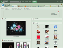Tablet Screenshot of karpiu23.deviantart.com