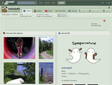 Tablet Screenshot of mehukatti.deviantart.com