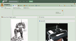 Desktop Screenshot of mangachu.deviantart.com