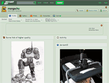 Tablet Screenshot of mangachu.deviantart.com