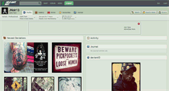 Desktop Screenshot of jnoir13.deviantart.com